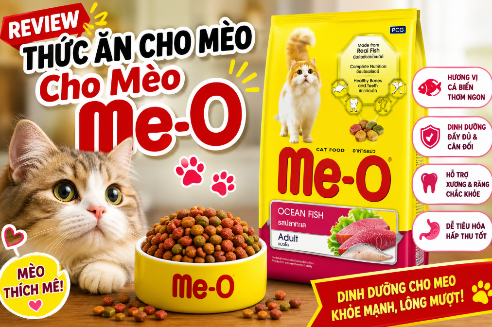 Thức Ăn Cho Mèo Me-O: Chi Tiết Từ Trải Nghiệm Thực Tế