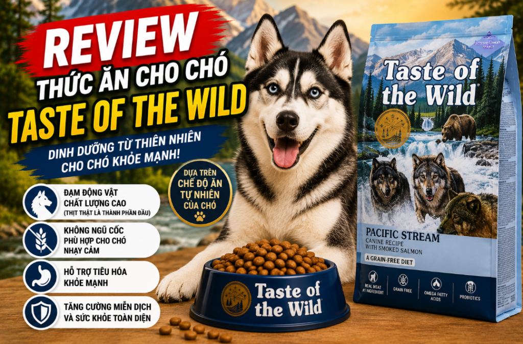 Đánh Giá Hạt Taste of the Wild: Trở Về Bản Ngã Hoang Dã
