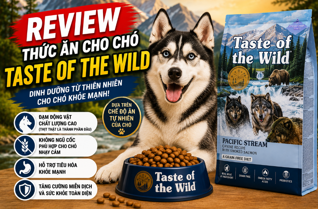 Đánh Giá Hạt Taste of the Wild: Trở Về Bản Ngã Hoang Dã